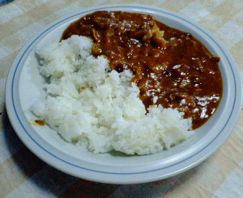 もんじゃ焼きカレー